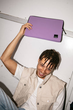 Steve Laptop Sleeve Misty Violet