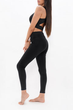 Munich MUC High Waisted Leggings Black Sand