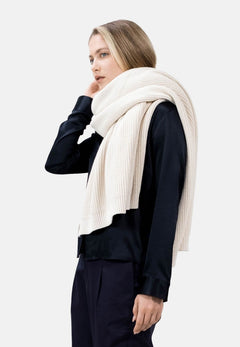 Olden Blanket Scarf Egret