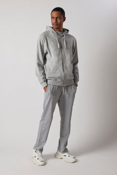 Men's Zip-Up Sweatsuit Set Grey