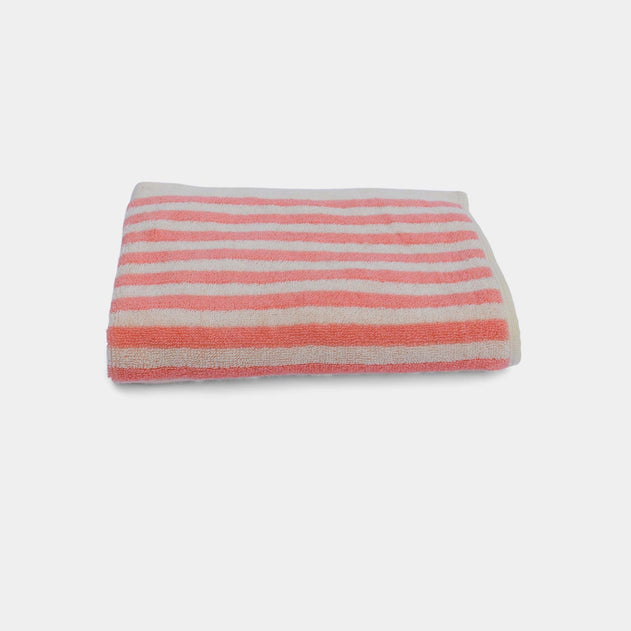 Homehagen Stripe Hand Towel Rose