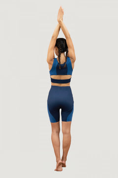 Portland PDX Biker Shorts Sapphire