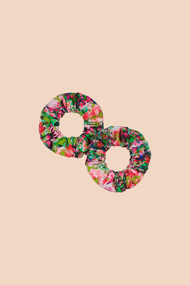 Kaiko Scrunchie Setti Blooming Forest 