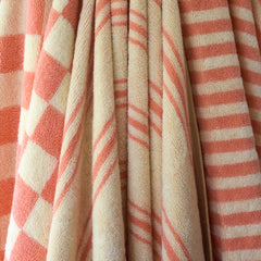 Homehagen Stripe Hand Towel Rose