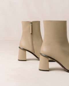 West Cactus Vegan Leather Boots Sand Beige