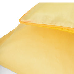 Cotton Sateen Duvet Cover Set Yellow